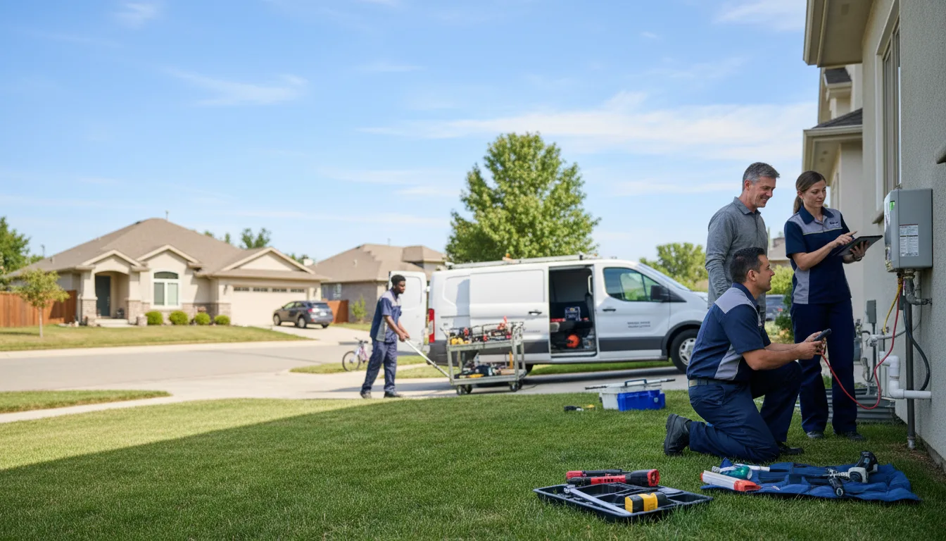 Tankless water heater service in Elmwood, WI